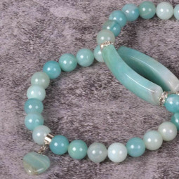 Bracelet Charme en Amazonite
