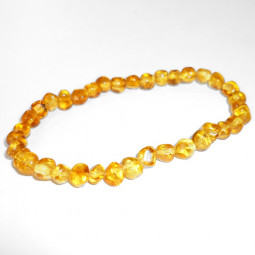 Bracelet Grains en Ambre