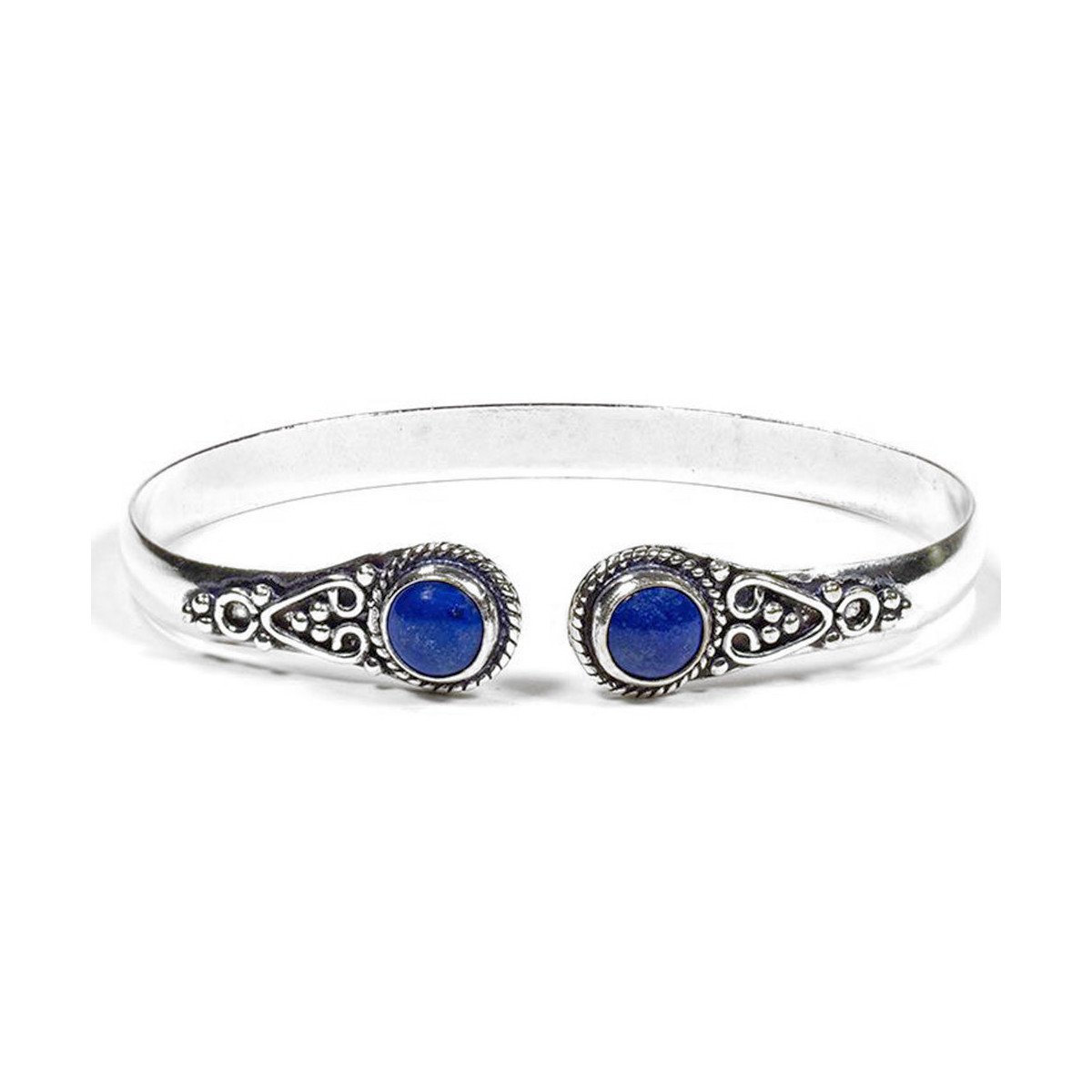 Bracelet en Laiton & Lapis-Lazuli