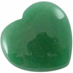 Coeur en Aventurine Verte  Vibrations Cristallines