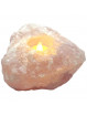 Photophore en Quartz Rose