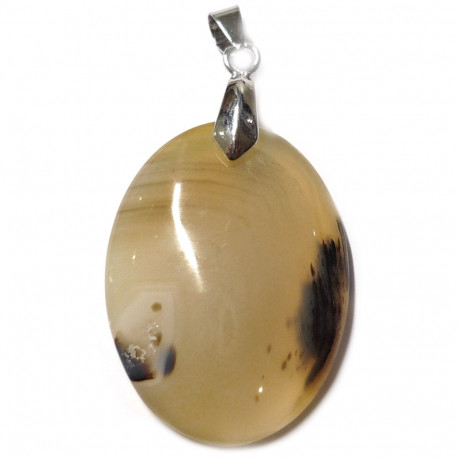 Pendentif Cabochon en Agate