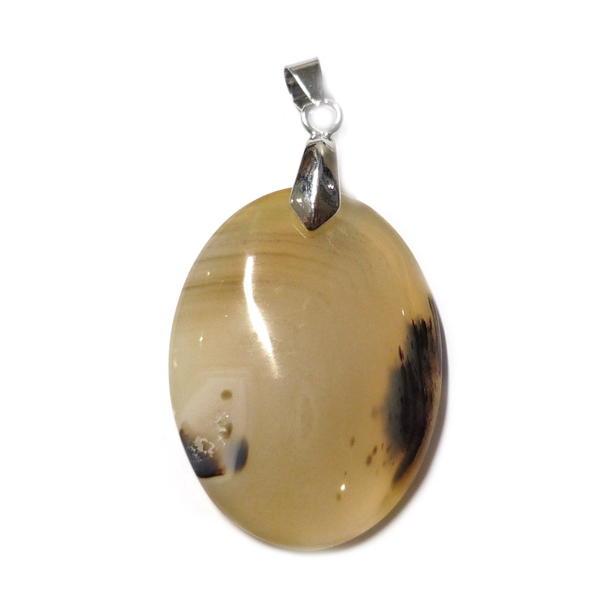 Pendentif Cabochon en Agate