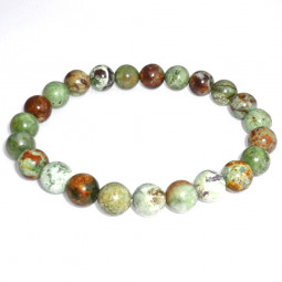 Bracelet en Jaspe Opale - Boules de 8 mm