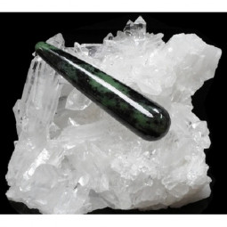 Bâton de massage de Rubis sur Zoïsite