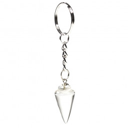 Porte-clés en Cristal de Roche