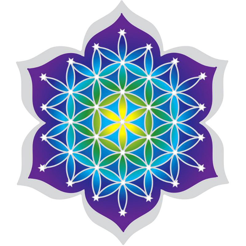 Sticker Fleur de Vie & Lotus