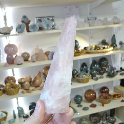 Obélisque en Quartz Rose
