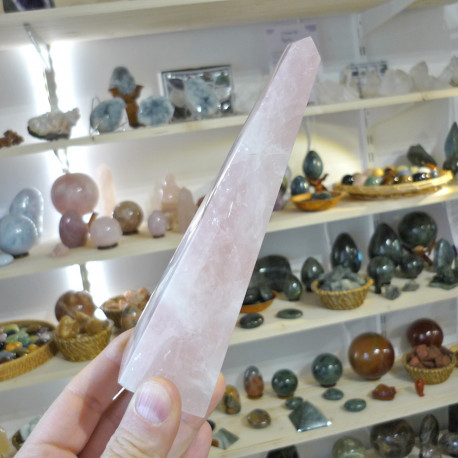Obélisque en Quartz Rose