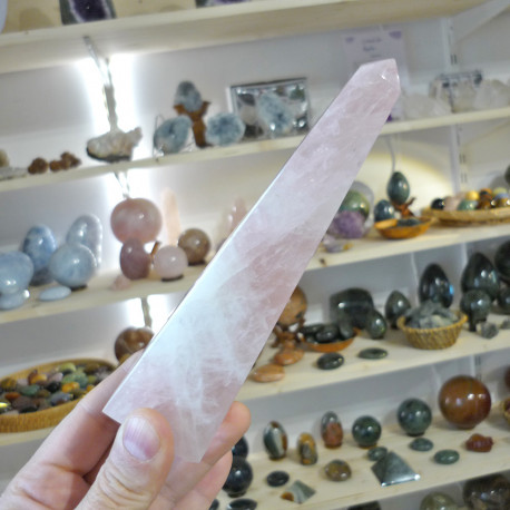 Obélisque en Quartz Rose