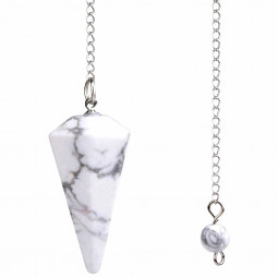 Pendule Cône en Howlite