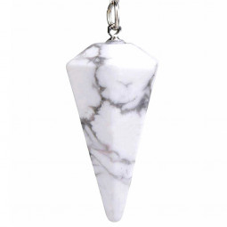 Pendule Cône en Howlite