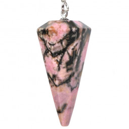 Pendule Cône en Rhodonite