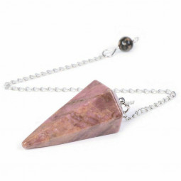 Pendule Cône en Rhodonite
