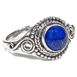 Bague Laiton & Lapis-Lazuli