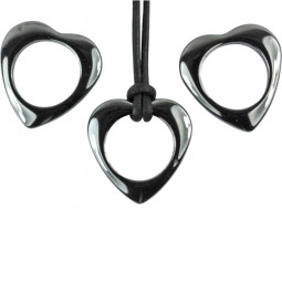 Pendentif Coeur en Hématite