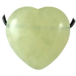 Pendentif Coeur en Jade de Chine