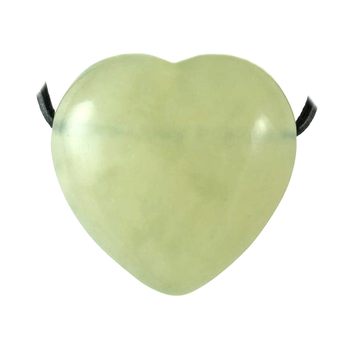 Pendentif Coeur en Jade de Chine