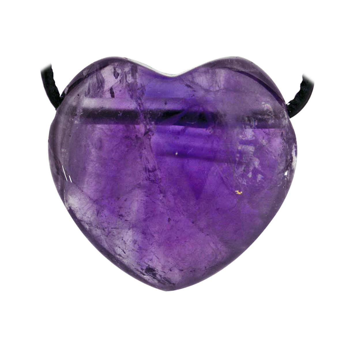 Pendentif Coeur en Améthyste