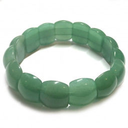 Bracelet Cabochons en Aventurine Verte