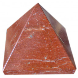 Pyramide en Jaspe Rouge