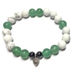 Bracelet Boules 3 Pierres