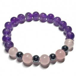 Bracelet Boules 3 Pierres