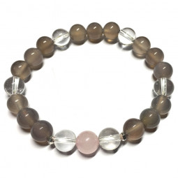 Bracelet Boules 3 Pierres