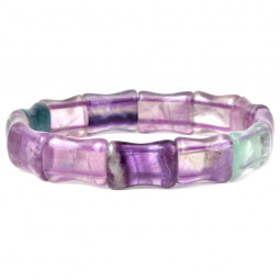 Bracelet Bamboo en Fluorite