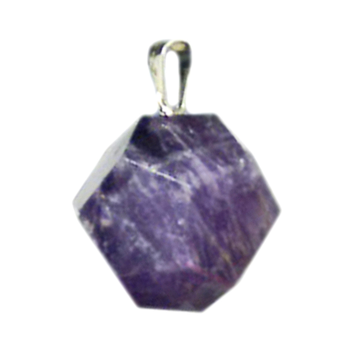 Pendentif Dodécaèdre en Améthyste
