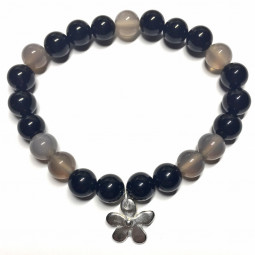 Bracelet en Agate & Onyx