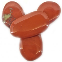 Galet Chakra de Jaspe Rouge