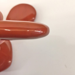 Galet Chakra de Jaspe Rouge