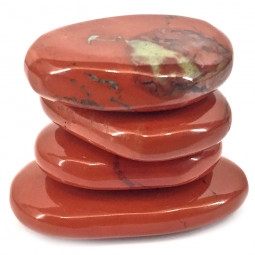 Galet Chakra de Jaspe Rouge