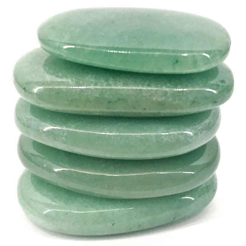 Galet Chakra d'Aventurine Verte