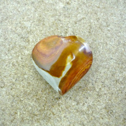 Coeur en Jaspe Polychrome