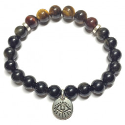 Bracelet Boules 3 Pierres