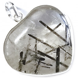 Pendentif en Quartz Tourmaline
