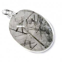 Pendentif en Quartz Tourmaline