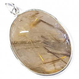 Pendentif en Quartz Rutile