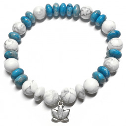 Bracelet en Howlite