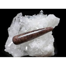 Bâton de massage en Rhodonite