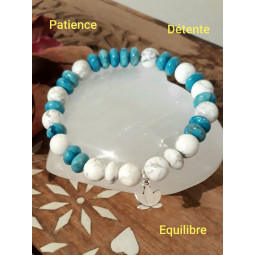 Bracelet en Howlite