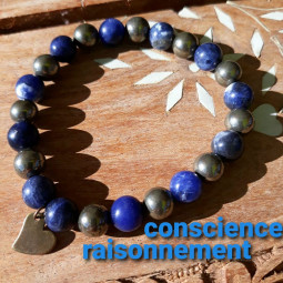 Bracelet en Pyrite & Sodalite