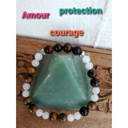 Bracelet Boules 3 Pierres