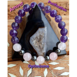 Bracelet Boules 3 Pierres