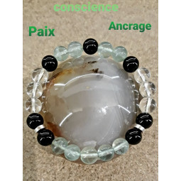 Bracelet Boules 3 Pierres