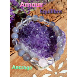 Bracelet Boules 3 Pierres