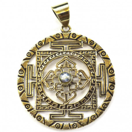 Pendentif Tibétain en Bronze