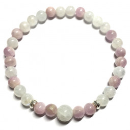 Bracelet en Kunzite & Pierre de Lune